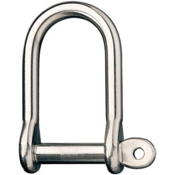 Ronstan Shackle, Wide Dee, Pin 1/2”, L:66mm, W:31mm