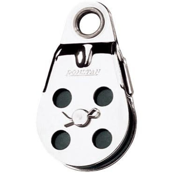 Ronstan Wire Block, Ferrule Eye, Nylatron Sheave