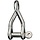 Shackle, Twisted, Pin 3/8”, L:53mm, W:16mm