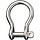 Shackle, Bow, Pin 3/8”, L:51mm, W:36mm