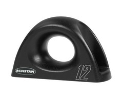 Ronstan Low Friction Fairlead, Single, Aluminum, Black, 12mm