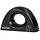 Low Friction Fairlead, Single, Aluminum, Black, 12mm