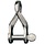 Shackle, Twisted, Pin 1/4”, L:39mm, W:14mm