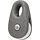 KiteBlock, Grey, White Sheave (RETAIL PACK, 2 BLOCKS)