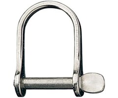Ronstan Shackle, Wide Dee, Pin 1/4”, L:39mm, W:30mm
