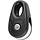 KiteBlock, Black, White Sheave (RETAIL PACK, 2 BLOCKS)