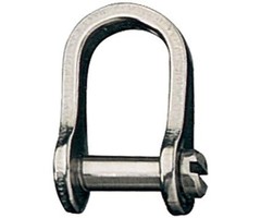 Ronstan Shackle, Standard Dee, Slotted Pin 1/4”, L:22mm, W:14mm