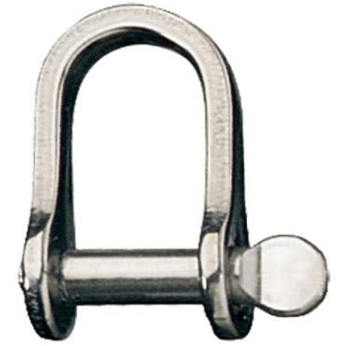 Ronstan Shackle, Standard Dee, Pin 1/4”, L:22mm, W:14mm