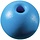 Parrel Bead, Blue, 32mm