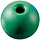 Parrel Bead, Green, 32mm