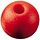Parrel Bead, Red, 16mm