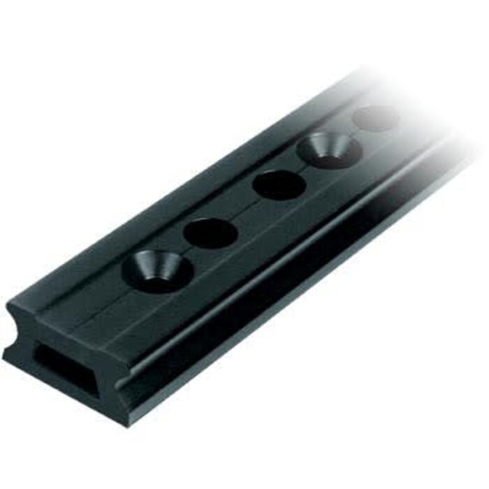 Ronstan Series 42 Track, Black, 3996mm M10 CSK fastener holes. Pitch=100mm. Stop hole pitch=50mm.
