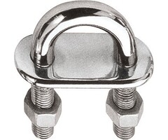 Ronstan Pad Eye, Fixed U Bolt, 16mm Bar