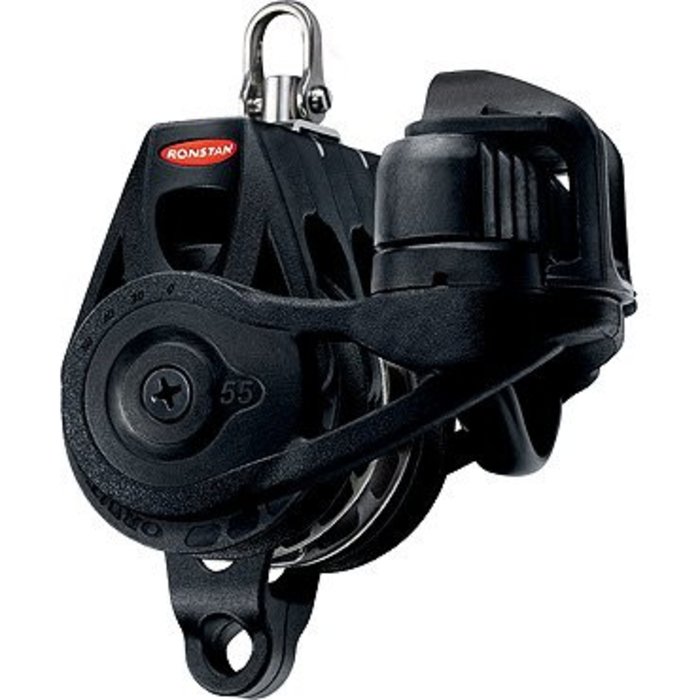 Ronstan Series 55 RT Orbit Block,Triple Becket Cleat Swivel