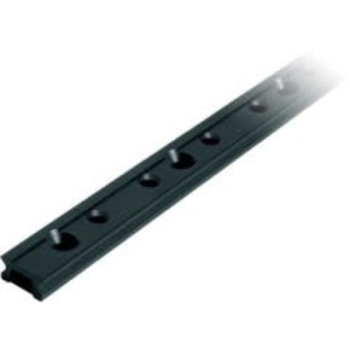 Ronstan Series 19 Track. Silver. 2996 mm M5 CSK fastener holes. Pitch=100mm Stop hole pitch=50mm