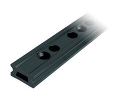 Ronstan Series 42 Track, Black, 996 mm M10 CSK fastener holes. Pitch=100mm Stop hole pitch=50mm