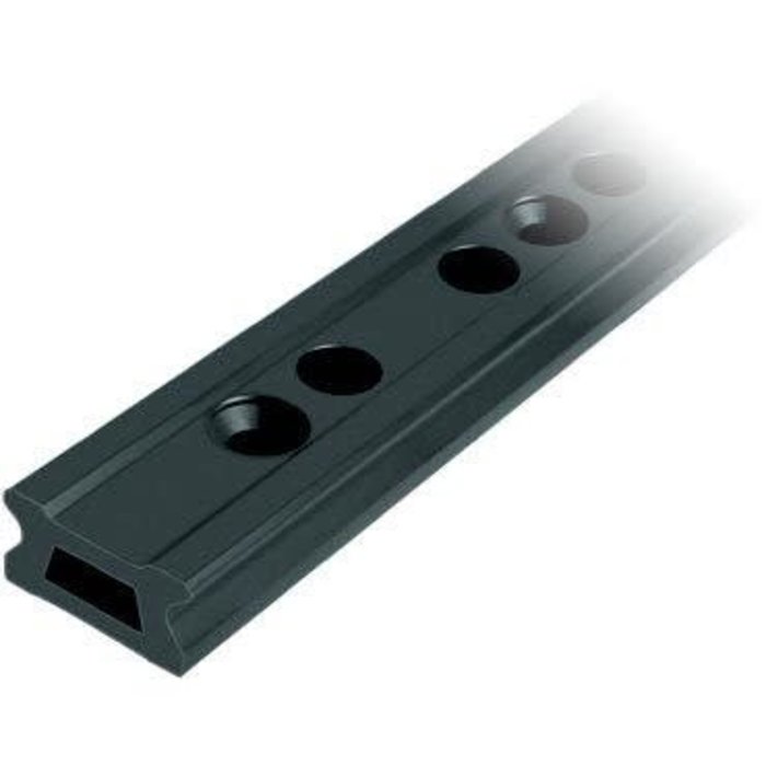 Ronstan Series 42 Track. Silver. 996 mm M10 CSK fastener holes. Pitch=100mm Stop hole pitch=50mm