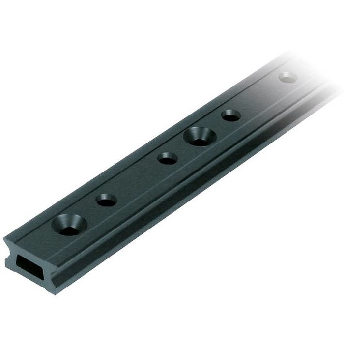 Ronstan Series 26 Track. Silver. 996 mm M6 CSK fastener holes. Pitch=100mm Stop hole pitch=50mm