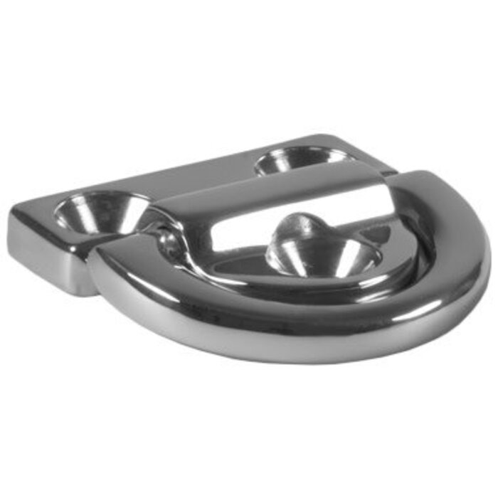 Ronstan Folding Pad Eye, Single, 3XM8 (5/16") Holes, Non Carded