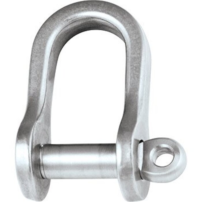 Ronstan Shackle, Standard Dee, Clevis Pin, 8mm (5/16") Pin