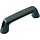 Handle,150mm(6") wide, Screw-On, Black