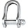 Shackle, Standard Dee,Seizing Hole,8mm (5/16" )Pin