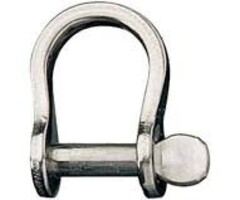 Ronstan Shackle,Bow, Slotted Pin 4mm,L:14mm,W:13mm.