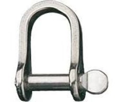 Ronstan Shackle, Standard Dee, Pin 3/16”, L:18mm, W:11mm
