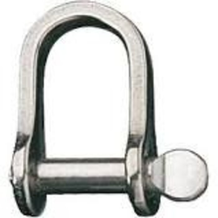 Ronstan Shackle, Standard Dee, Pin 3/16”, L:18mm, W:11mm