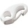 Shock Cord Hook, 7mm White