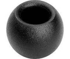Ronstan Halyard Stopper, OD32mm (1 1/4") ID15mm (19/32"), Black