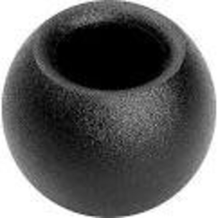 Ronstan Halyard Stopper, OD20mm (3/4") ID10.5mm (3/8"), Black