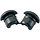 Split Nylon Bush, ID4mm, Black