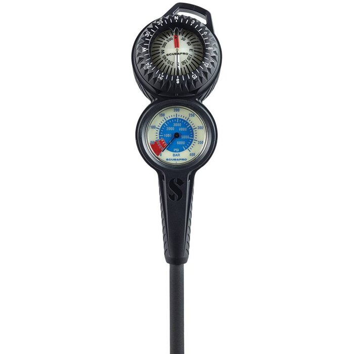 ScubaPro 2-Gauge Pressure Gauge - FS-2 Compass - Metric/Imperial