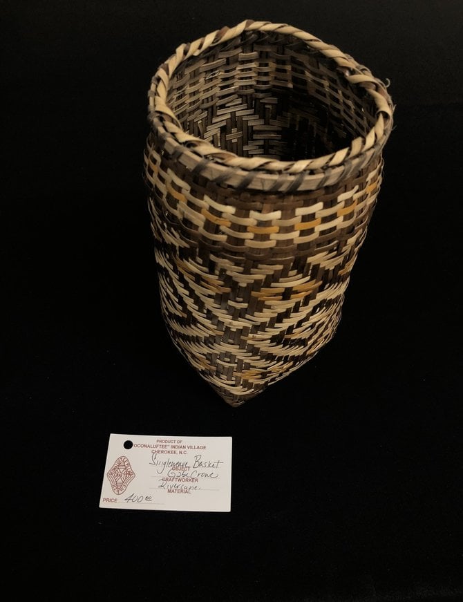 2017GC Single weave  rivercane basket