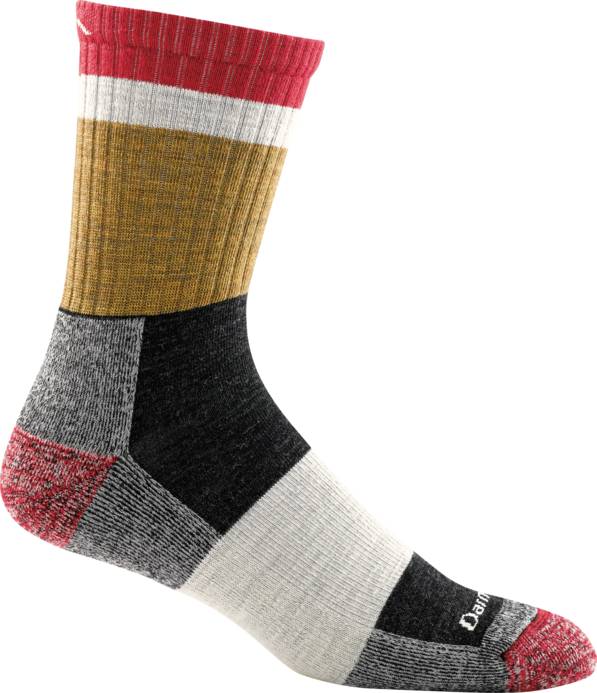 Darn Tough Mens Heady Stripe Micro Crew Light Cushion running Merino walking