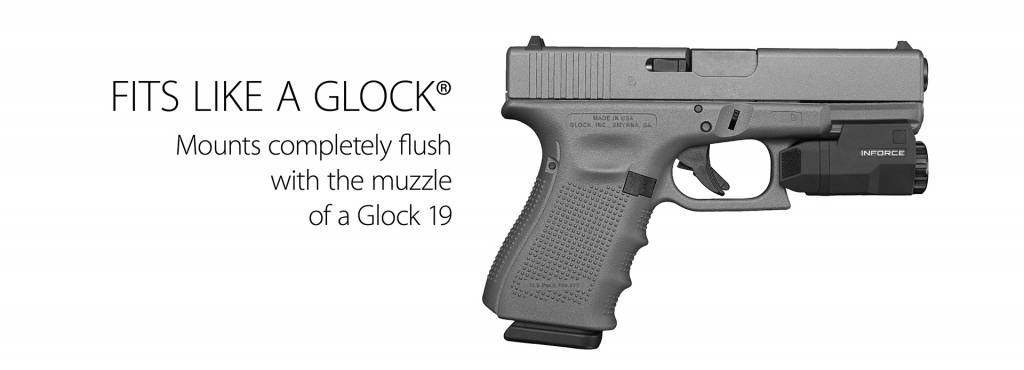 inforce inforce aplc glock 400 lumen pistol light ballahack outdoor