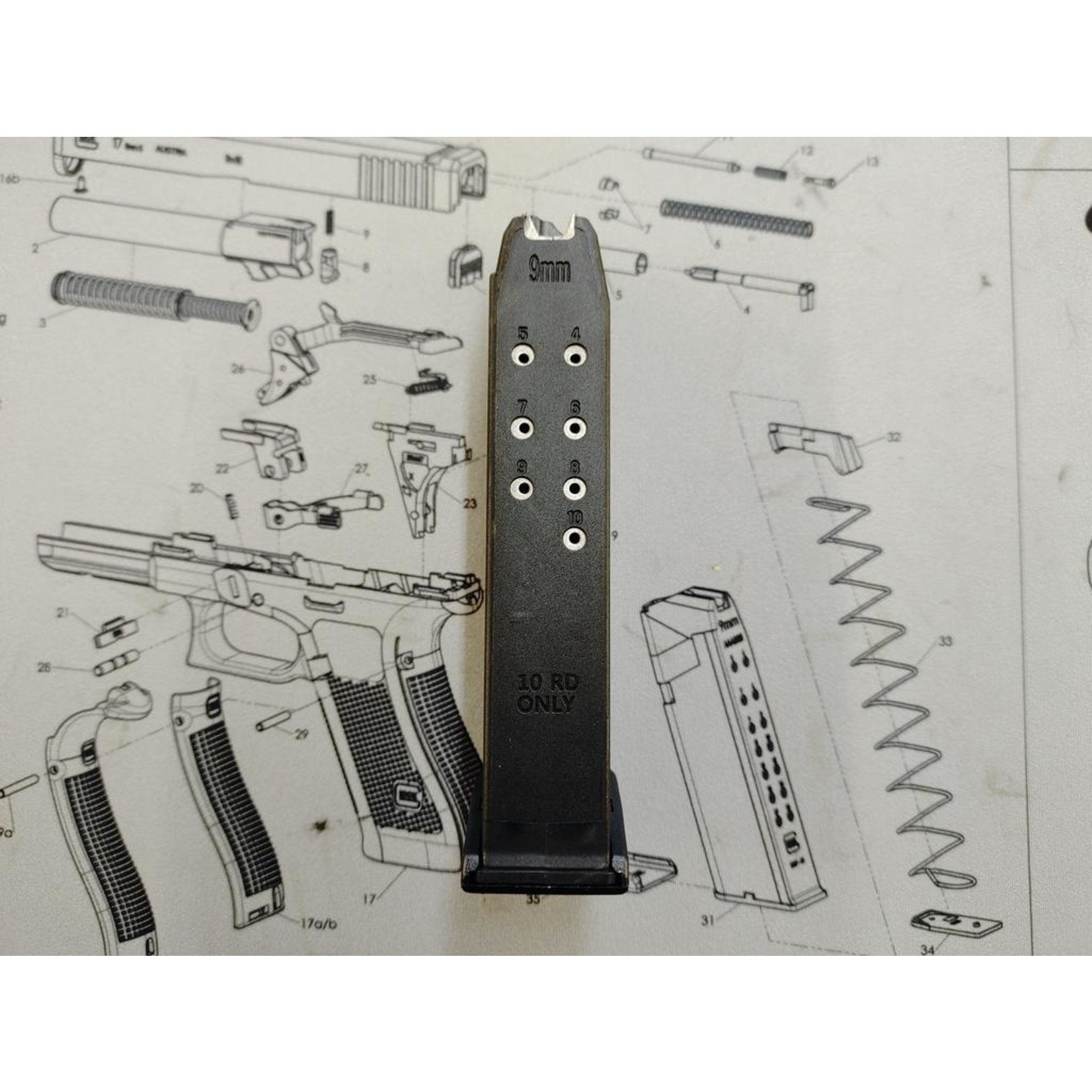 Poly80 P80 Glock 17 Magazine (10 Round)