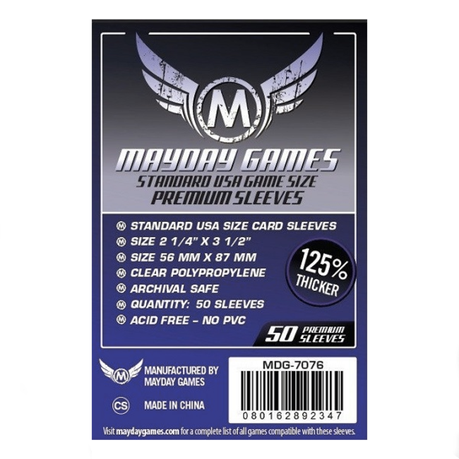 Mayday Games Protecteurs de cartes (56mm x 87mm) - Paquet de 50 [MDG-7076]