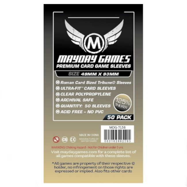 Card sleeves (49mm x 93mm) - 50 pack [MDG-7138]