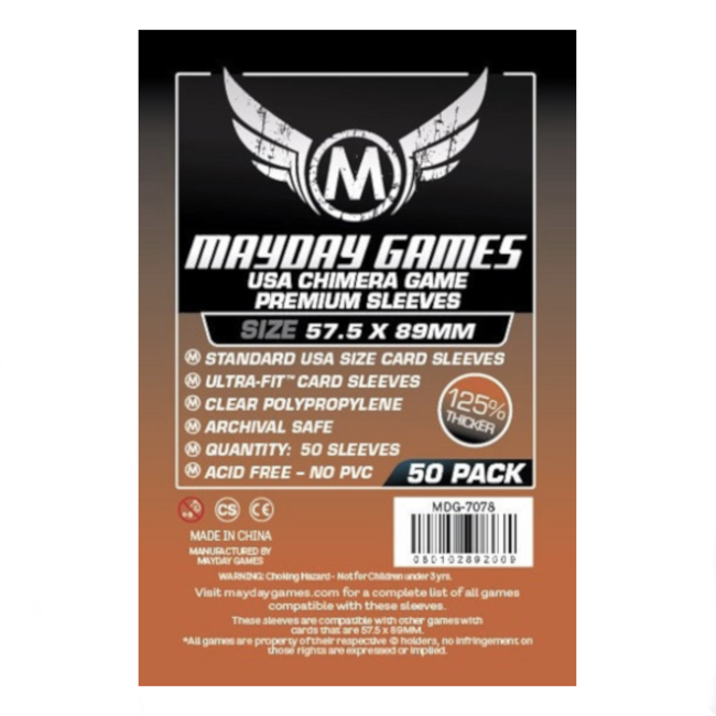 Mayday Games Protecteurs de cartes (57.5mm x 89mm) - Paquet de 50 [MDG-7078]