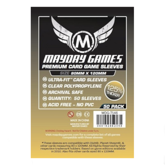 Mayday Games Card sleeves (80mm x 120mm) - 50 pack [MDG-7146]