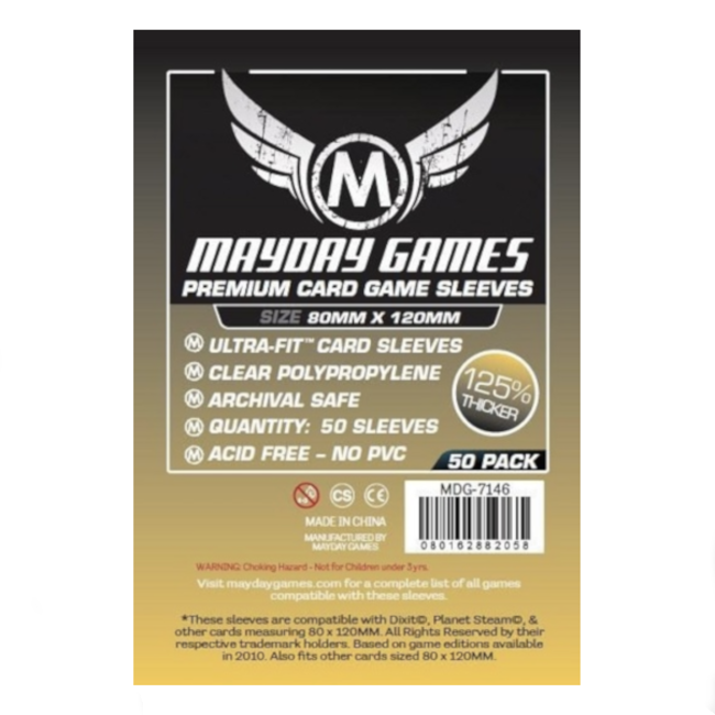 Mayday Games Protecteurs de cartes (80mm x 120mm) - Paquet de 50 [MDG-7146]