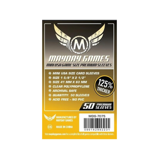 Mayday Games Card sleeves (41mm x 63mm) - 50 pack [MDG-7075]