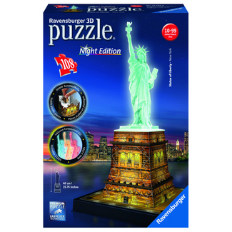 Ravensburger Statue of Liberty Night Edition - 3D (108 pieces)