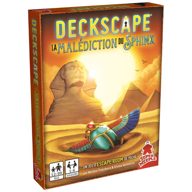 Super Meeple Deckscape (6) - La malédiction du Sphinx [French]