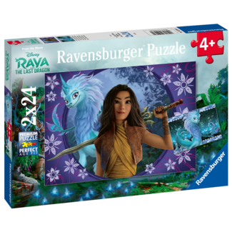 Ravensburger Disney - Raya - Sisu, le dernier dragon (2x24 pièces)