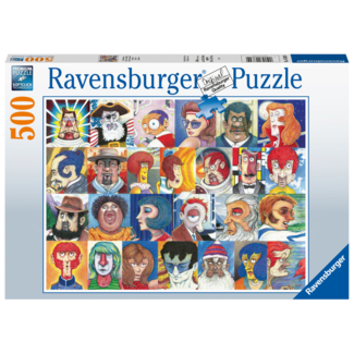 Ravensburger Visages et Alphabet (500 pièces)