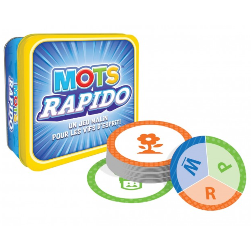 Mots Rapido [français] Jeux de société Boutique La Revanche