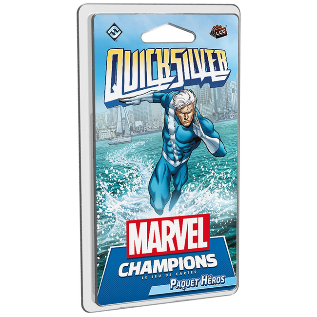 Fantasy Flight Games Marvel Champions (JCE) : Paquet Héros - Quicksilver [French]